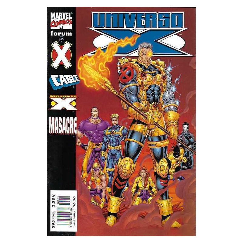 UNIVERSO X CABLE MUTANTE X Y MASACRE NUMEROS SUELTOS DISPONIBLES