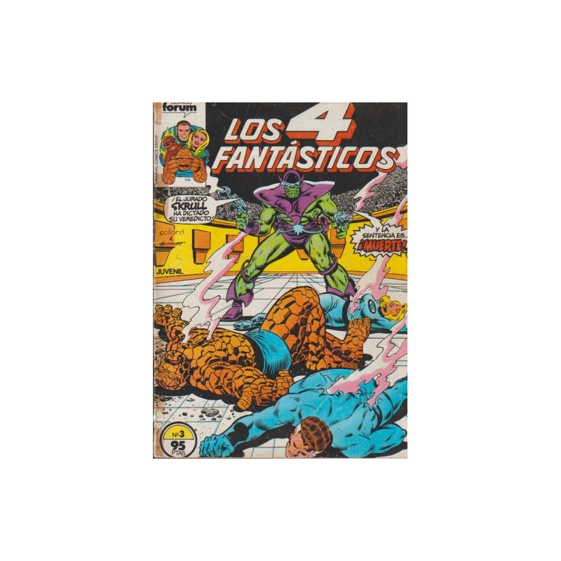 LOS 4 FANTASTICOS Nº 3 VOL.1 ED.FORUM , PROCEDENTE DE RETAPADOI