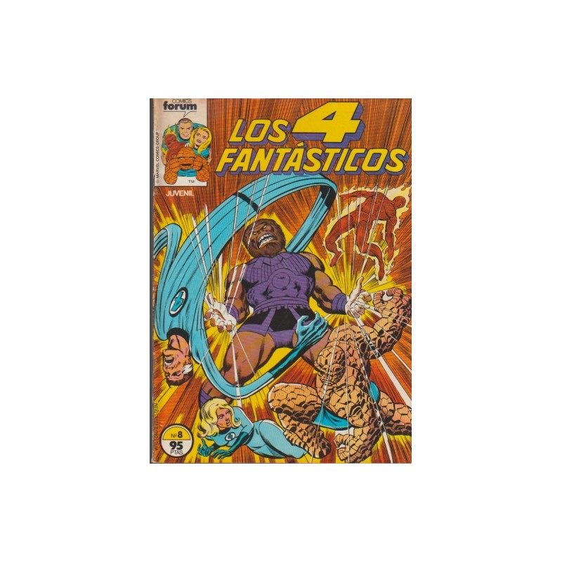 los 4 fantasticos nº 8 vol.1 ed.forum , excelente estado de conservacion
