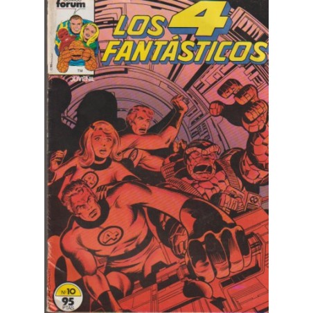 LOS 4 FANTASTICOS Nº 10 VOL.1 ED.FORUM PROCEDENTE DE RETAPADO