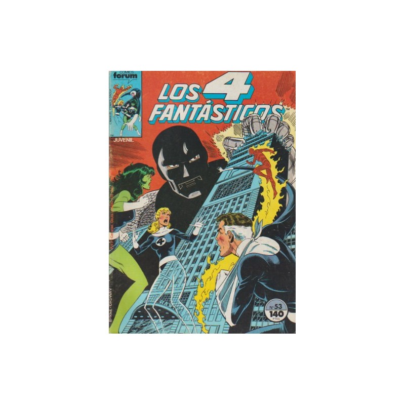LOS 4 FANTASTICOS Nº 53 VOL.1 ED.FORUM POR JOHN BYRNE