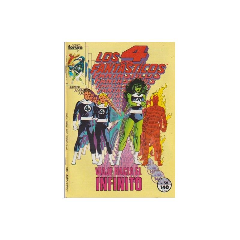 LOS 4 FANTASTICOS Nº 56 VOL.1 ED.FORUM POR JOHN BYRNE
