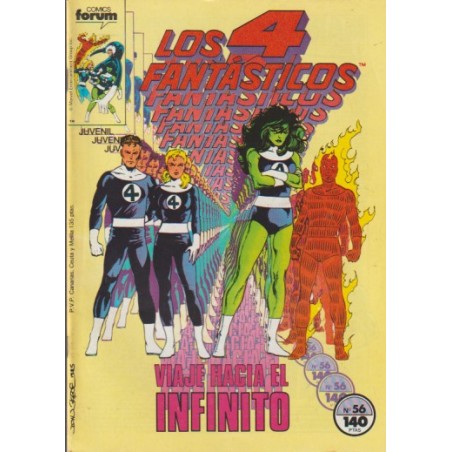 LOS 4 FANTASTICOS Nº 56 VOL.1 ED.FORUM POR JOHN BYRNE