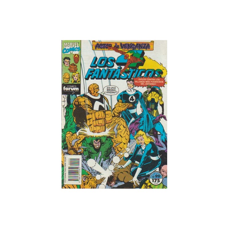 LOS 4 FANTASTICOS Nº 99 VOL.1 ED.FORUM ACTOS DE VENGANZA