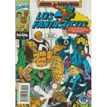 LOS 4 FANTASTICOS Nº 99 VOL.1 ED.FORUM ACTOS DE VENGANZA