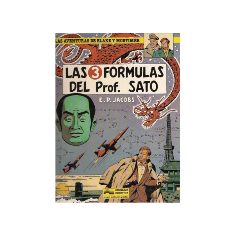 BLAKE Y MORTIMER Nº 8 Y 12 - LAS TRES FORMULAS DEL PROFESOR SATO 1ª Y 2ª PARTE