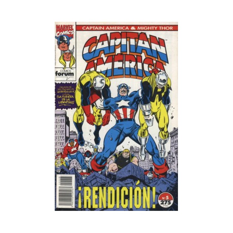 CAPITAN AMERICA VOL.2 : 5 ,CAPITÁN AMÉRICA Y THOR EL PODEROSO VOL. 2 ED.FORUM