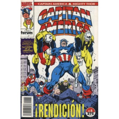 CAPITAN AMERICA VOL.2 : 5 ,CAPITÁN AMÉRICA Y THOR EL PODEROSO VOL. 2 ED.FORUM