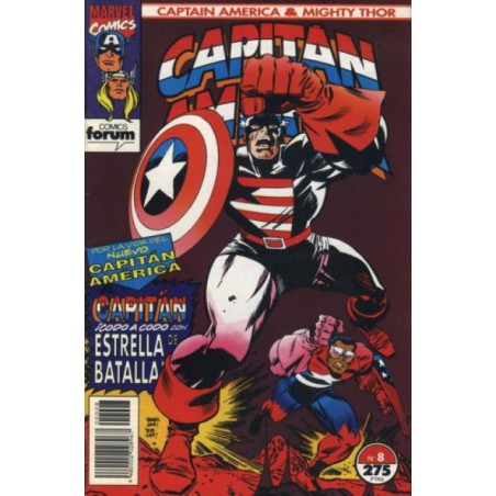CAPITAN AMERICA VOL.2 : 8 ,CAPITÁN AMÉRICA Y THOR EL PODEROSO VOL. 2 ED.FORUM