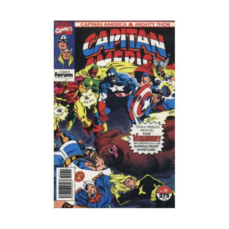 CAPITAN AMERICA VOL.2 : 11 ,CAPITÁN AMÉRICA Y THOR EL PODEROSO VOL. 2 ED.FORUM