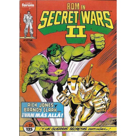 SECRET WARS Nº 27 ED.FORUM , ROM EN SECRET WARS