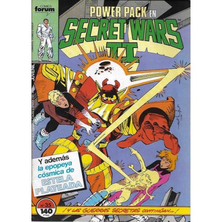 SECRET WARS Nº 35 ED.FORUM POWER PACK EN SECRET WARS II