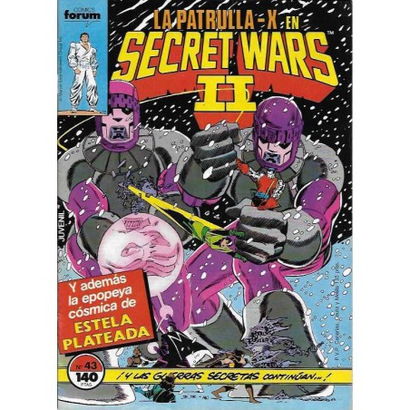 SECRET WARS Nº 43 ED.FORUM LA PATRULLA-X EN SECRET WARS II