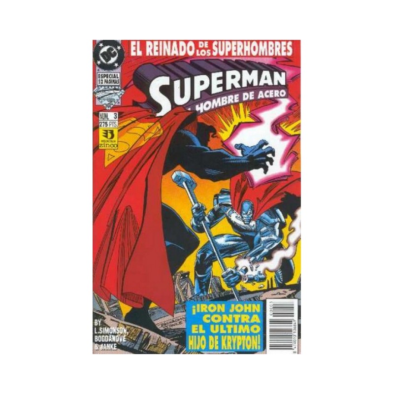 SUPERMASN Nº 3 SUPERMAN EL REINADO DE LOS SUPERHOMBRES EDICIONES ZINCO