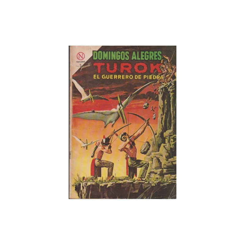DOMINGOS ALEGRES Nº 529 PRESENTA TUROK EL GUERRERO DE PIEDRA : LA PLUMA DEL CUERVO