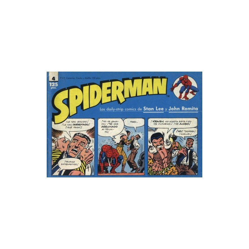 SPIDERMAN LAS TIRAS DE PRENSA NUMEROS 1 A 4