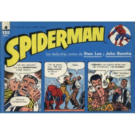 SPIDERMAN LAS TIRAS DE PRENSA NUMEROS 1 A 4