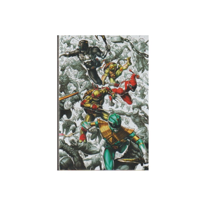 MIGHTY MORPHIN POWER  / LAS TORTUGAS NINJA VOLUMEN UNICO CON SOBRE PORTADA Y POSTER