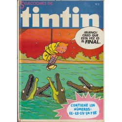 Selecciones de Tintin ed.bruguera vol.2 y 3, contienen los numeros 6 al 15 de los 20 que se publicaron