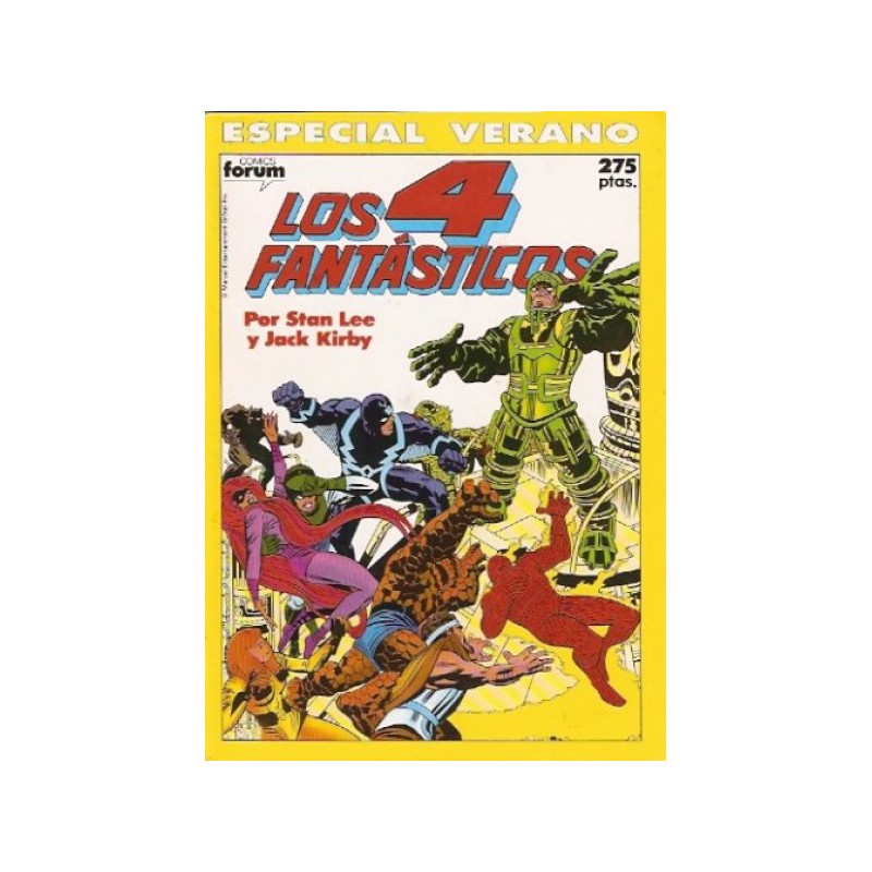 LOS 4 FANTASTICOS ESPECIALES PRIMAVERA Y VERANO 1990 POR STAN LEE Y JACK KIRBY