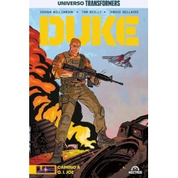 UNIVERSO TRANSFORMERS , CAMINO A G.I.JOE : COMANDANTE COBRA , DUKE Y SCARLETT , MOZTROS EDICIONES