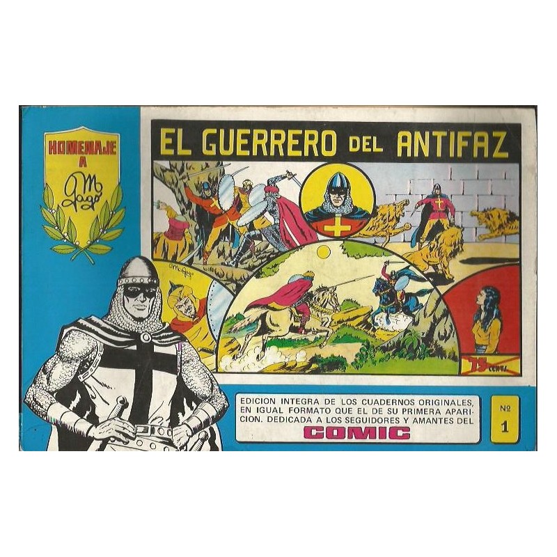 EL GUERRERO DEL ANTIFAZ - HOMENAJE A GAGO _ COL. COMPLETA Nº 1 AL 98 (CORRESPONDE A LA COLECCION COMPLETA DE TEBEOS ORIGINALES DESDE EL Nº 1 AL 668)