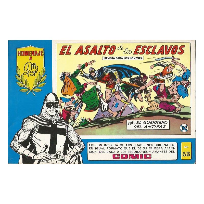 EL GUERRERO DEL ANTIFAZ HOMENAJE A GAGO Nº 53
