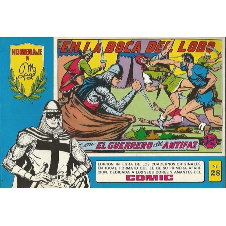 EL GUERRERO DEL ANTIFAZ HOMENAJE A GAGO Nº 28