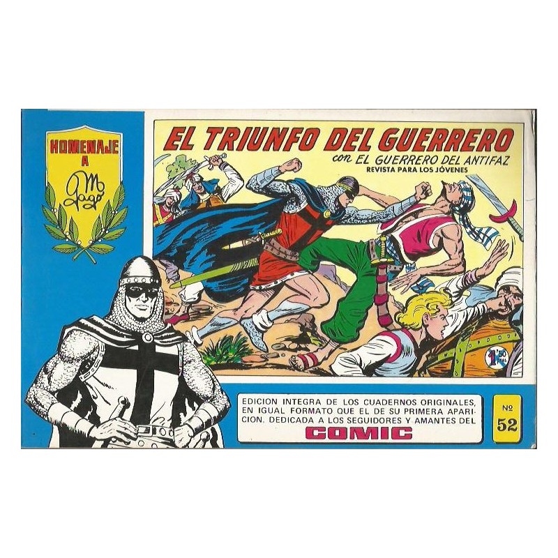 EL GUERRERO DEL ANTIFAZ HOMENAJE A GAGO Nº 52