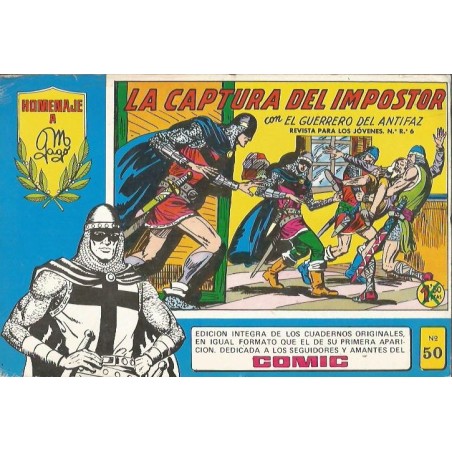 EL GUERRERO DEL ANTIFAZ HOMENAJE A GAGO Nº 50