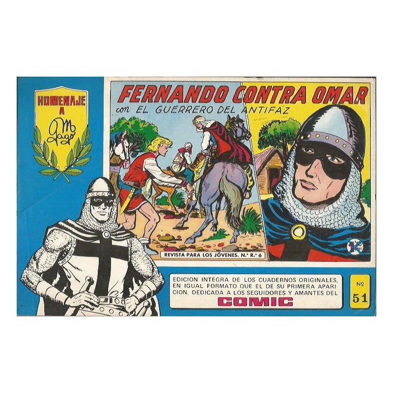 EL GUERRERO DEL ANTIFAZ HOMENAJE A GAGO Nº 51