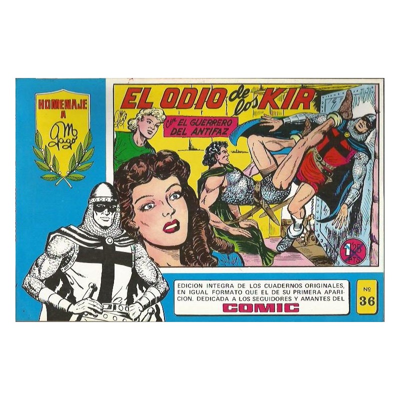 EL GUERRERO DEL ANTIFAZ HOMENAJE A GAGO Nº 36