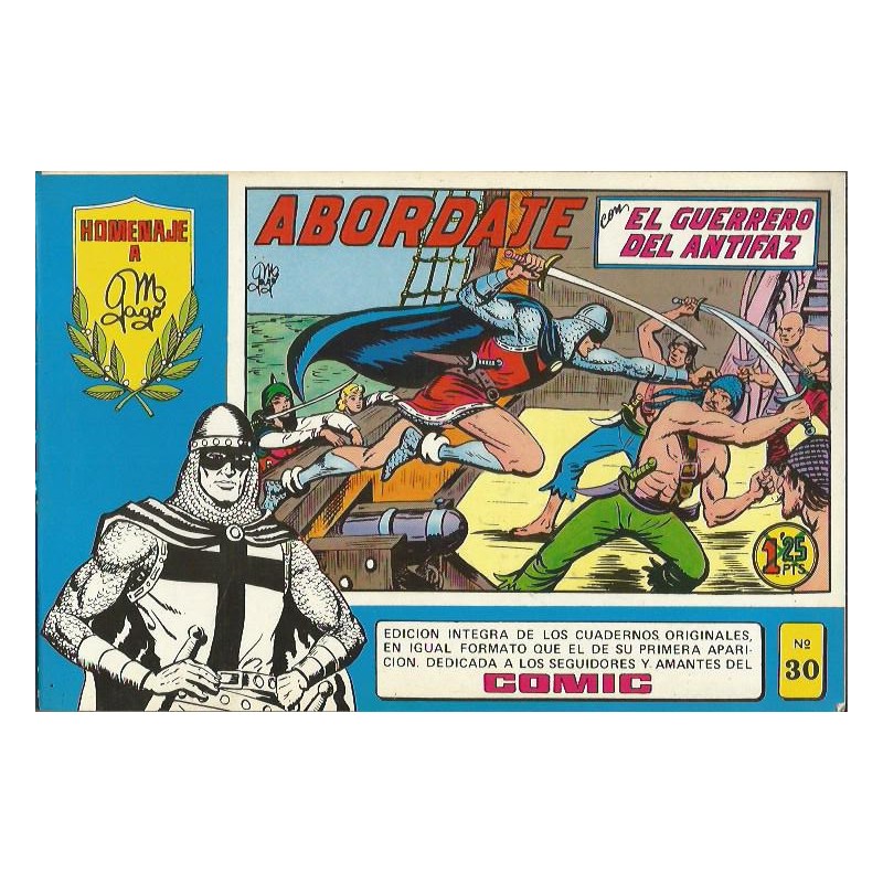 EL GUERRERO DEL ANTIFAZ HOMENAJE A GAGO Nº 30