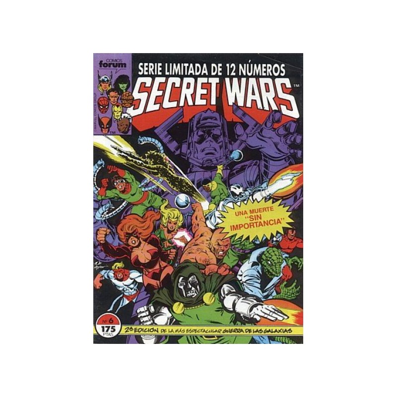 SECRET WARS Nº 6 SERIE LIMITADA DE 12 NUMEROS