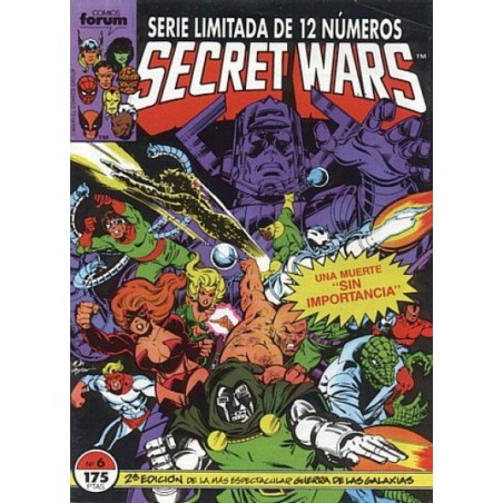 SECRET WARS Nº 6 SERIE LIMITADA DE 12 NUMEROS