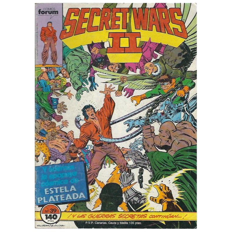 SECRET WARS Nº 39 , ED.FORUM