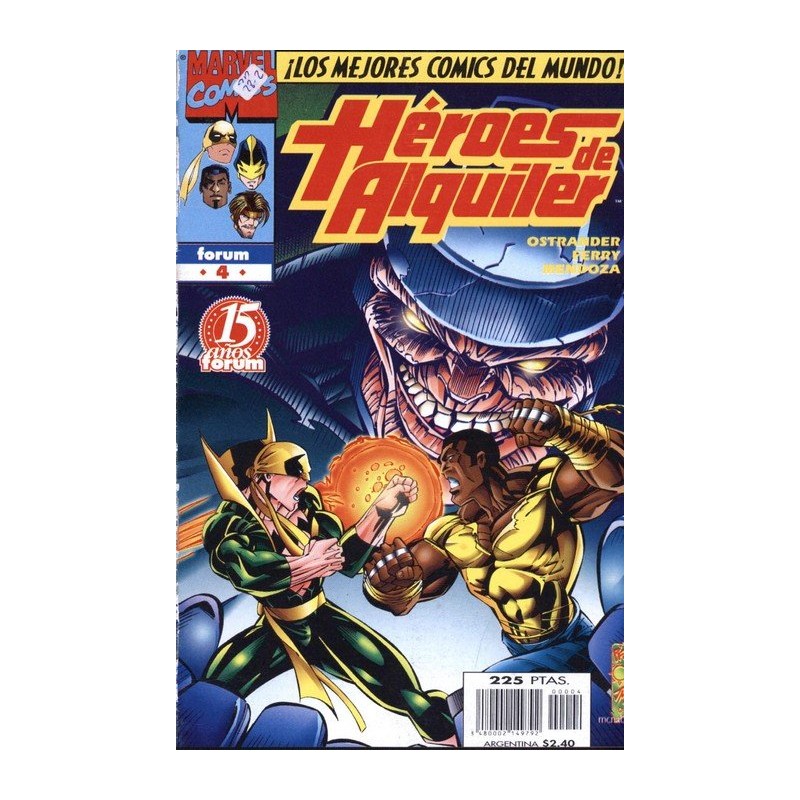 HEROES DE ALQUILER Nº 1 AL 4 ED.FORUM