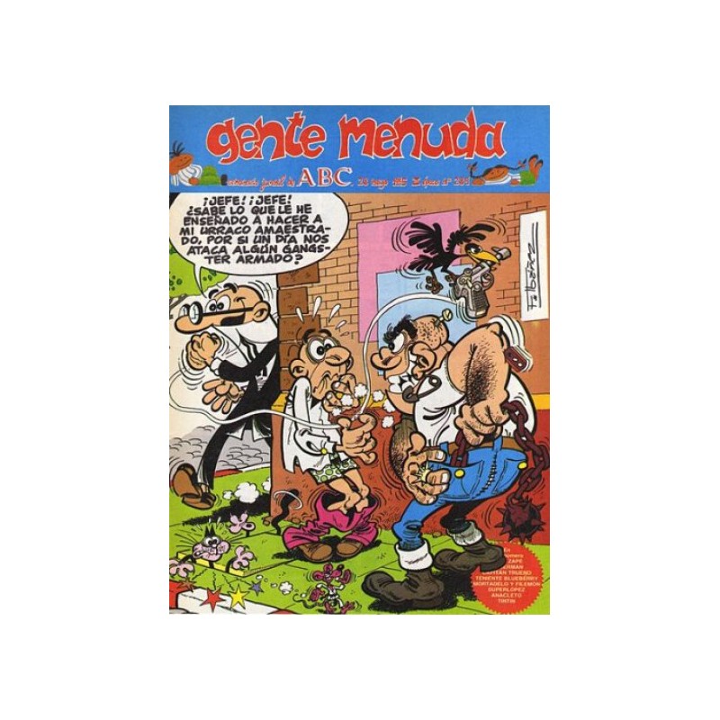 GENTE MENUDA LOTE DE 21 EJEMPLARES : 275 AL 282,284 AL 292,294,295,298,299, SEMANARIO DEL DIARIO ABC  AÑOS 1989 A 1999