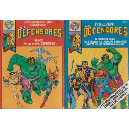 POCKET DE ASES Nº 35 Y 36 LOS DEFENSORES , ED.BRUGUERA