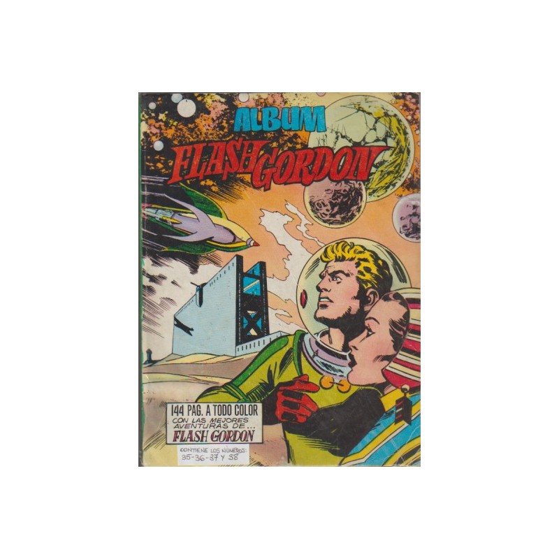 ALBUM FLASH GORDON Nº 4 ED.VALENCIANA CONTIENE LOS NUMEROS 35 A 38 DE LA COLECCION