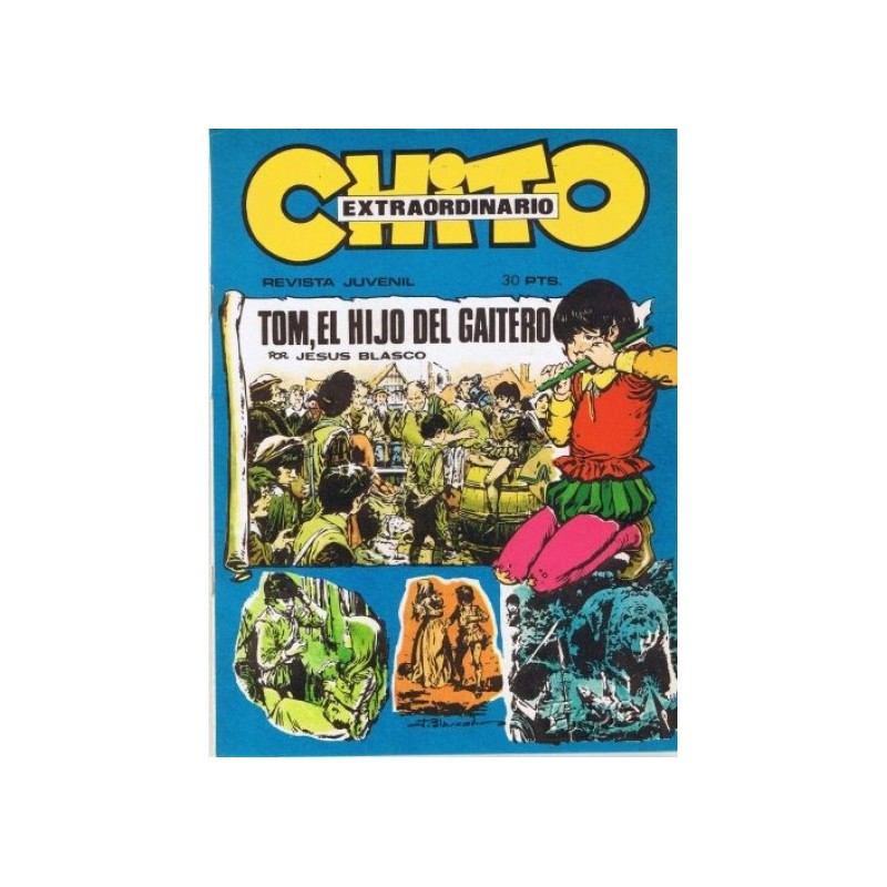 CHITO EXTRAORDINARIO DE TOM EL GAITERO POR JESUS BLASCO MAS LOS NUMEROS 1 AL 17 DE LA COLECCION Y EL EXTRAORDINARIO DE JIM DE LA JUNGLA , TODO ENCUADERNADO EN UN VOLUMEN