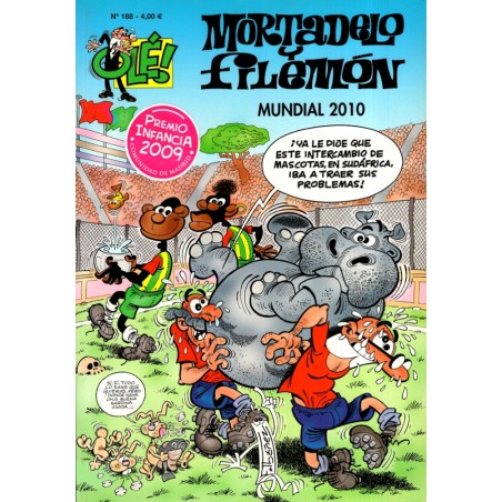COLECCION OLE nº 188 MORTADELO Y FILEMON : MUNDIAL 2010 , ED.B, RESERVADO A FCO.