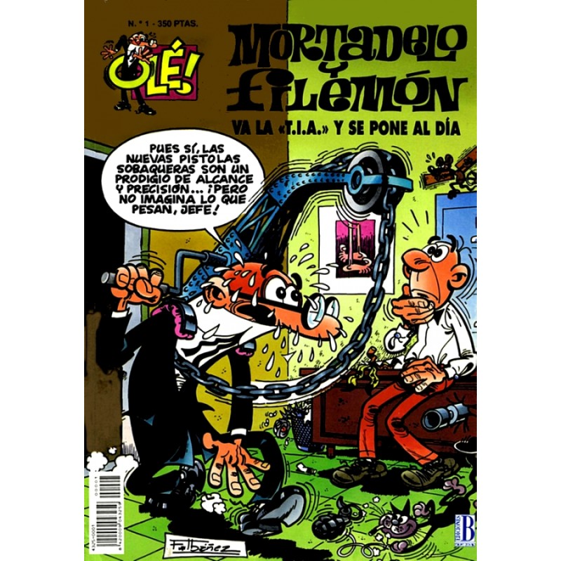 COLECCION OLE nº 1 MORTADELO Y FILEMON : VA LA TIA Y SE PONE AL DIA