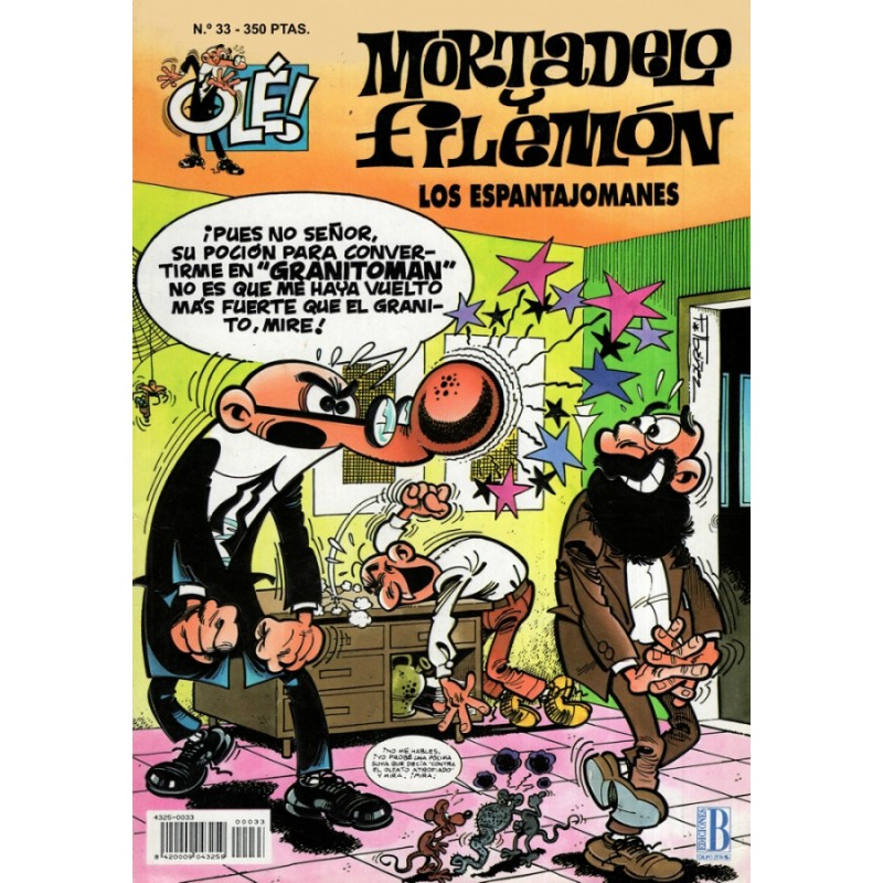 COLECCION OLE nº 33 MORTADELO Y FILEMON : LOS ESPANTAJOMANES