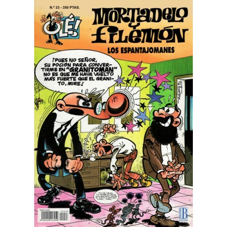 COLECCION OLE nº 33 MORTADELO Y FILEMON : LOS ESPANTAJOMANES