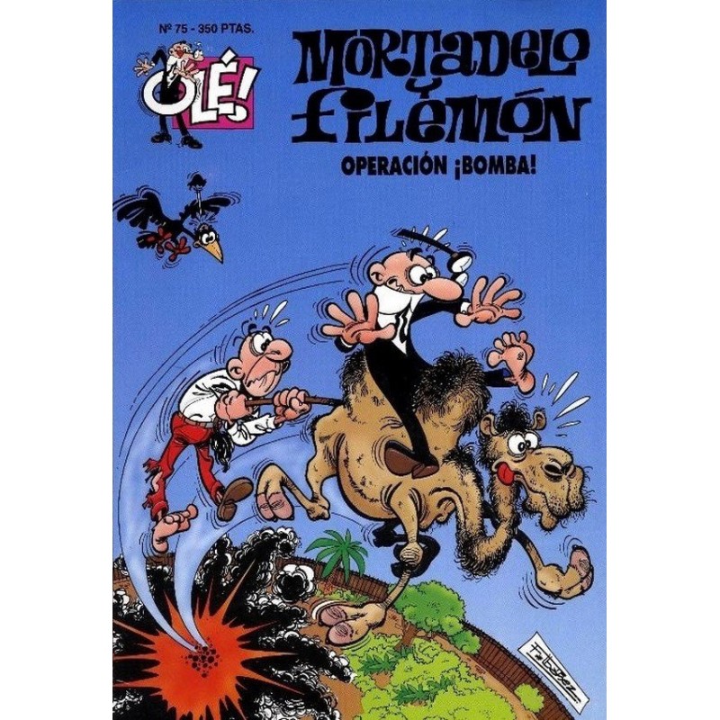 COLECCION OLE Nº 75 MORTADELO Y FILEMON : OPERACION BOMBA ¡