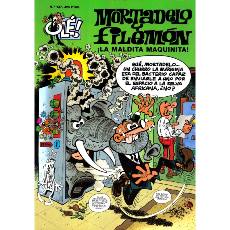 COLECCION OLE Nº 147 MORTADELO Y FILEMON : LA MALDITA MAQUINITA