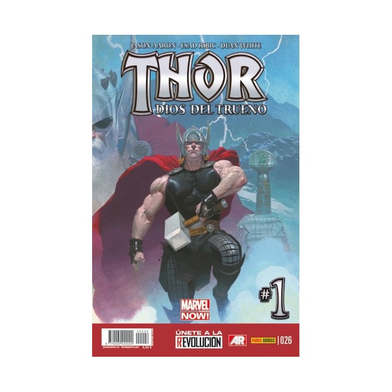 THOR VOL.5 Nº 26 AL 34 ED.PANINI , THOR DIOS DEL TRUENO 1 AL 9 POR JASON AARON, ESAD RIBIC, RON GARNEY ...