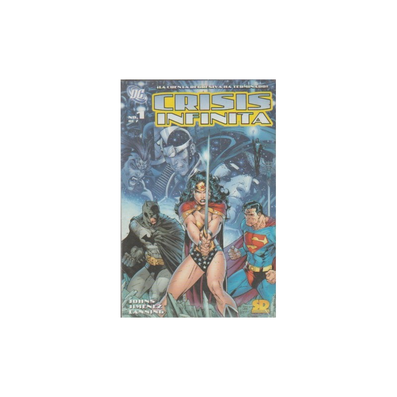 CRISIS INFINITA Nº 1 A 3 DE 7 , SD STICKER DESIGN