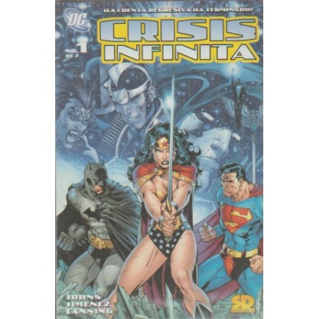 CRISIS INFINITA Nº 1 A 3 DE 7 , SD STICKER DESIGN